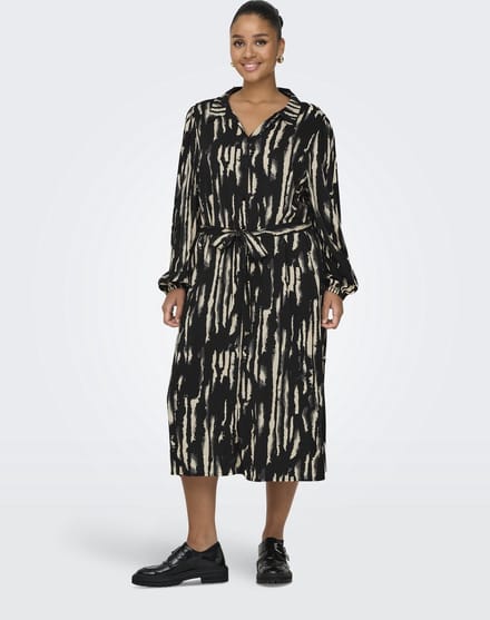 ONLY Carmakoma Jurk CARMIKAELA Midi-jurk