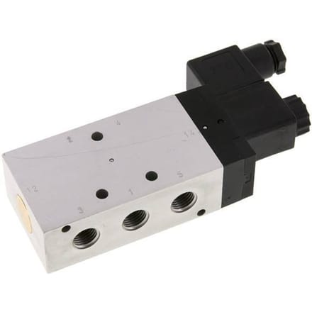 5/2 G1/4'' Magneetventiel 24V AC 2.5-10bar/35.0-140psi Airtec