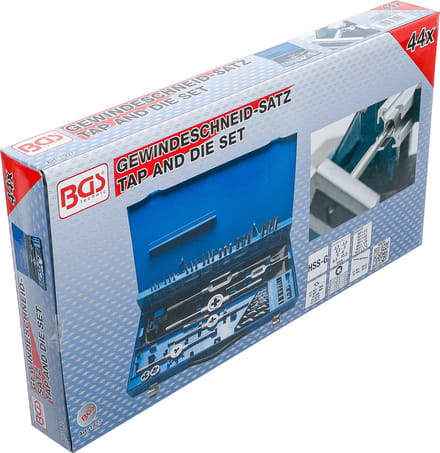 BGS Draadsnijtapset M3 - M12 44 delig