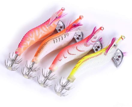 Dailygoods- Accessoires Duurzaam - Garnenkorf - Kunststof - Koolstofstaal - 3D-Ogen - Lichtgevend - Vislures