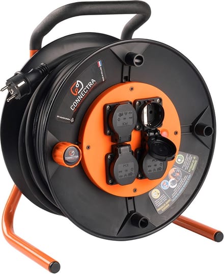 Connectra 47.867.10 Kabelhaspel Expert Pro - 33m - H07RN-F - 3 x 2.5 mm²