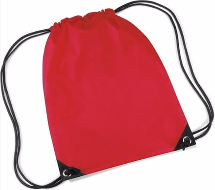Finnacle - Zwemtasje: Gymtas 12L met Rijgkoord - Rood