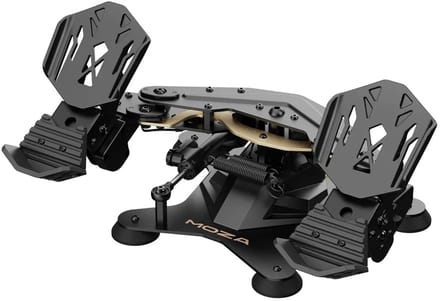 MOZA MRP Rudder Pedals – Professionele Flight Simulator Rudder Pedalen van Metaal - PC