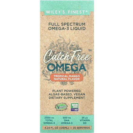 Wiley's Finest, CatchFree Omega, Mangue Tropicale, 4,23 fl oz (125ml)