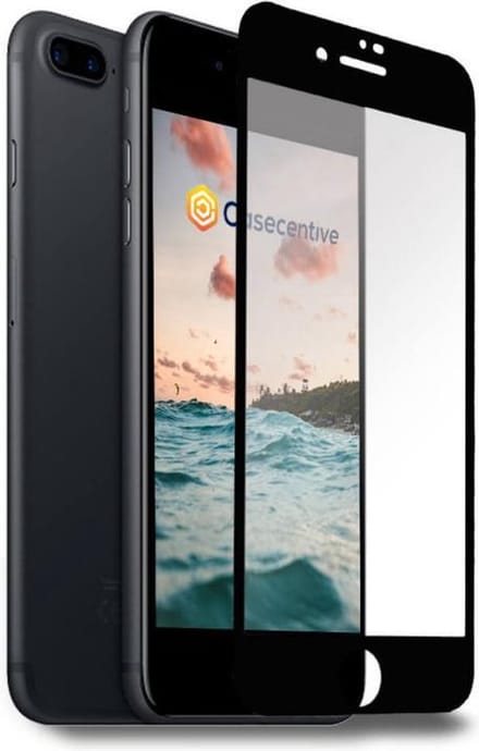 Casecentive Glassscreenprotector 3D full cover - Glasplaatje - iPhone 7 / 8 Plus