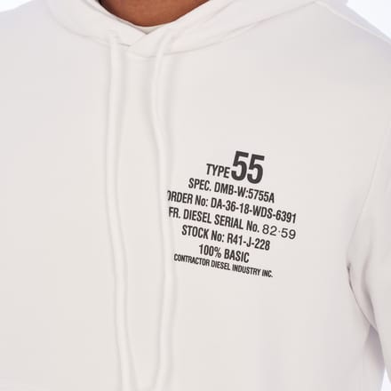 A06500-00HAYT Heren Sweatshirt met capuchon en opdruk