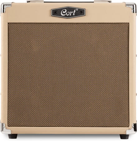 Cort CM15R White Sand - Gitaarversterker, 15W - beige