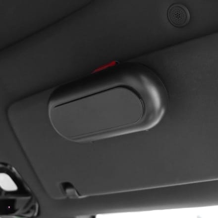 Brilhouder voor auto - Universele brilmontuur met kaartsleuven - Suède vulling - Auto accessoire