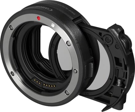 Canon Mount adapter EF - EOS-R w/ drop-in cir. pol.filter A