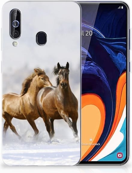 Samsung Galaxy A60 TPU Hoesje Paarden