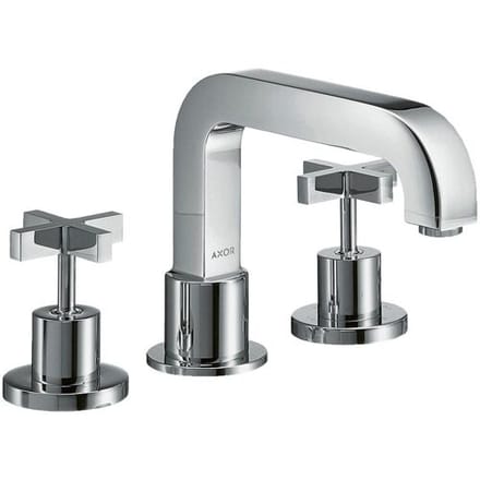AXOR Citterio complete set 3-hole bath rim mixer; cross handles