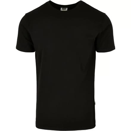 Urban Classics Organic Fitted Stretch Heren T-shirt - zwart - L