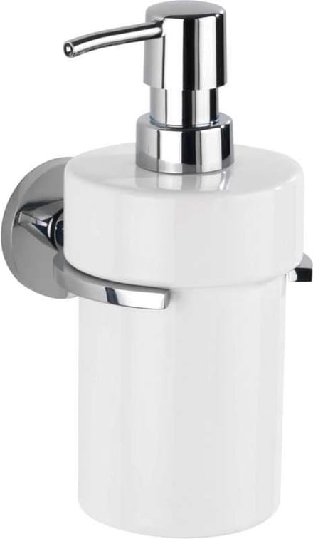 UV-Loc® zeepdispenser Isera / Zilver wit - bevestigen zonder boren