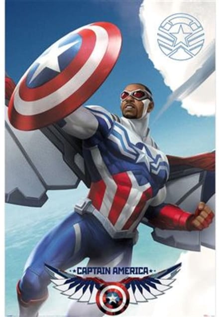 Poster Marvel - Captain America - Flying 61x91,5cm