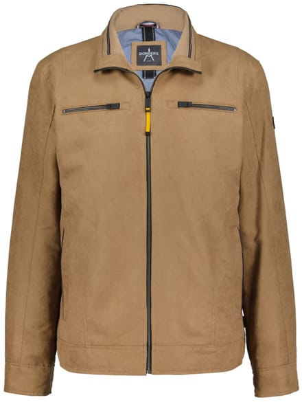 Donders 1860 - Zomerjas - Heren - 4XL - Camel - Katoen - 22025
