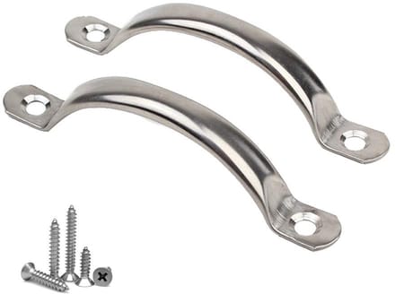 Hollow stainless steel pull handles door knobs drawer pullers with screws ②