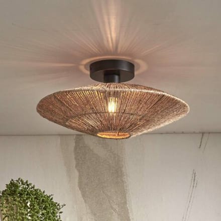 GOOD & MOJO Iguazu plafondlamp Ø 40 cm naturel