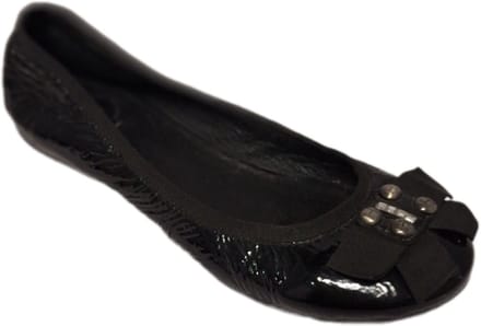 HORNETby Botticelli- LUXE BALLERINA - LEER- NERO- 41