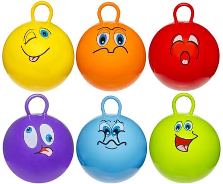 Duckiez Springbal 18'' Gezichten - 1 stuk
