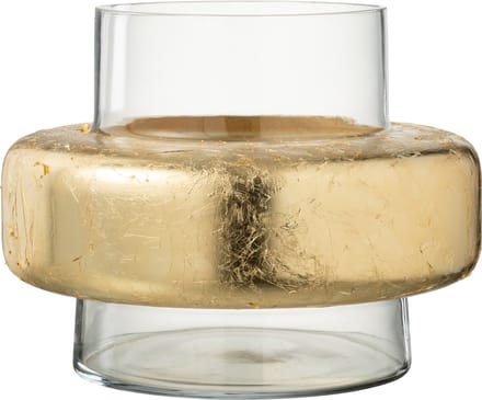 J-Line vaas Cylinder Ring - glas - transparant - Ø 33 cm