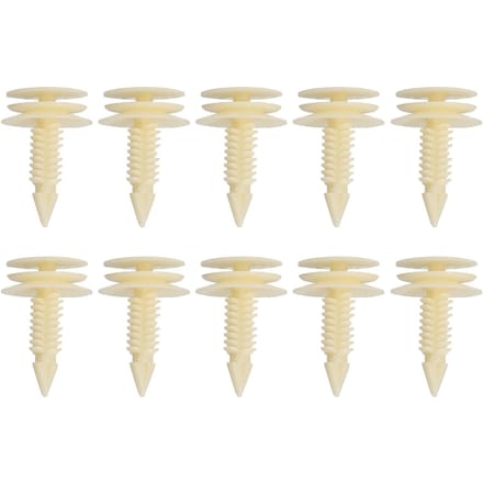 Clips de retenue de panneau de garniture de porte avant, 10 pièces, remplacement pour GM 10153057 jaune-clair