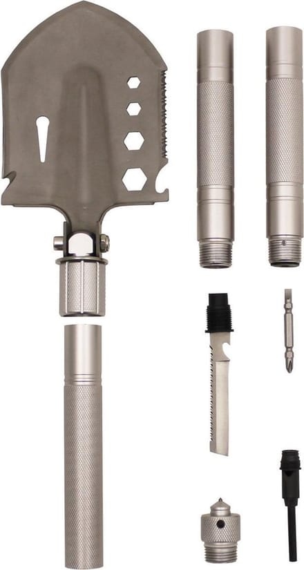 Fox Outdoor - Outdoor multitool / schep / survivalset -  "Gator"  in draagtas