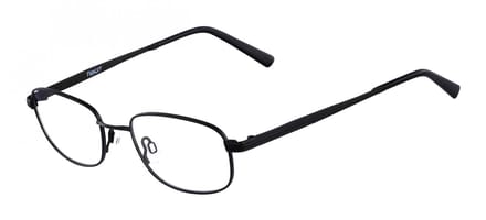 Flexon FLEXON CLARK 600 N Black chrome 52/19/140 MAN Brilmonturen