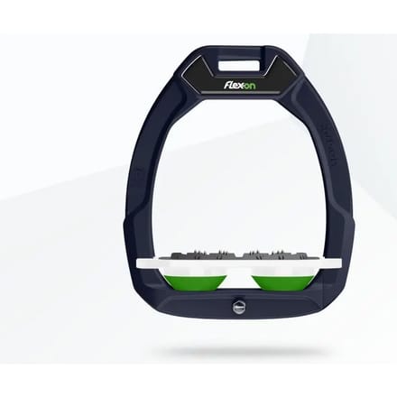 Veiligheidsstijgbeugels Plat Ultra Grip Aluminium/Wit/Groen Flex-On Safe-On
