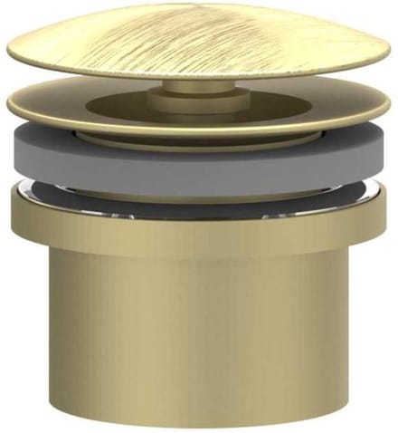 IVY Toebehoren Design plug always open RVS316 geborsteld mat goud PVD