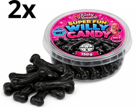 Kinky Pleasure Drop Lullen - Super Fun Penis Snoep Willy 2 Stuks