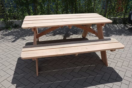 Picknick tafel van douglashout 180x200x78