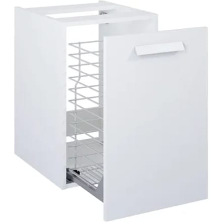 Elita Wastafelonderkast Ness 40cm - Hoogglans Wit Glanzend - Met 2 Lades