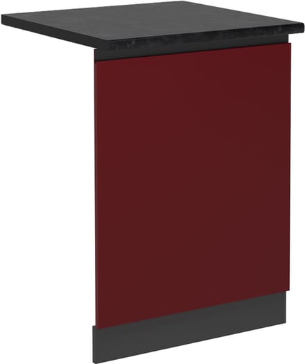 Vicco R-Line Vaatwasserfrontpaneel – 60 cm, WB Antraciet Rood