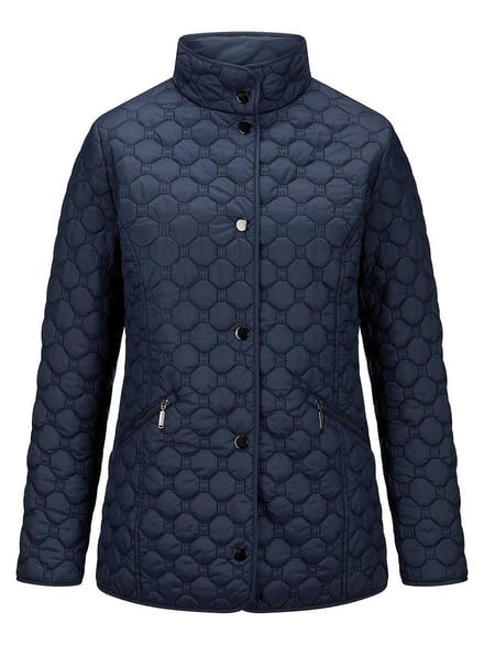 Gewatteerde jas Van Peter Hahn blauw