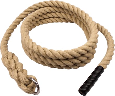 OBSTACLE SHOP - Klimtouw met Ring 4 Meter- Kunsthennep - 30mm