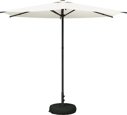 vidaXL - Tuinparasol - met - voet - Rechthoekig - 2,7 - x - 2,7 - m - Polyester