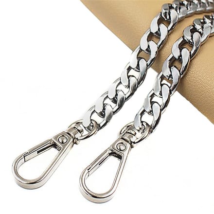 Dailygoods- Zakketting Aluminium - Breedte 9,5 mm - Lengte 120 cm