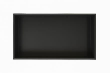 Profielenloods - Inbouwnis Zwart 60 x 30 x 8,5cm - RVS