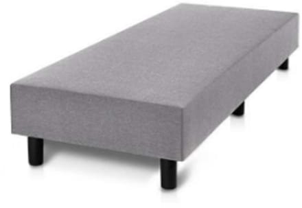 Nessa® - 80x210- Boxspring Deluxe Bonell - Grijs - Geveerde Boxspring