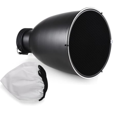 11.6 Inch Beauty Dish met Profoto Mount Tele-Zoom Reflector Diffuser Lampenkap Schotel met zwart