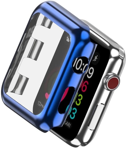 Case cover - Apple Watch Series 2 42mm - blauw - 4H bescherming