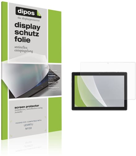 dipos – 2x Matte Beschermfolie geschikt voor LEVIRTU M159 | Krasbestendige & antireflecterende Screenprotector Ultra-Thin
