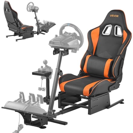Race Wielstandaard, Robuuste Simulator Cockpit Stuurwielstandaard, Geschikt voor Logitech G25, G27, G29, G920, G923, Thrustmaster T300RS, TX F458, T500RS,