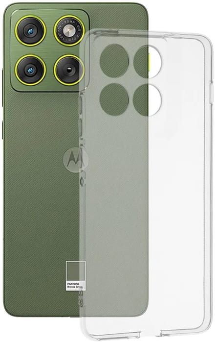 Hoesje geschikt voor Motorola Edge 70 - Techsuit Clear Silicone Back Cover - Transparant