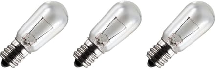 Signaallamp E12 24V 6W - 250 mAh - 3 stuks - S19 Gloeilamp Ø19mm - 46mm - 2500K - Dimbaar