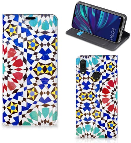Huawei Y7 hoesje Y7 Pro (2019) Standcase Mozaïek