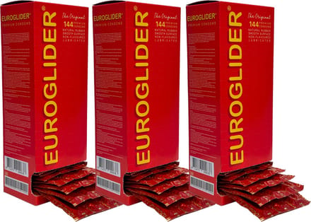 Euroglider Condooms 144x3 stuks | Best verkochte condoom in de professionele sector