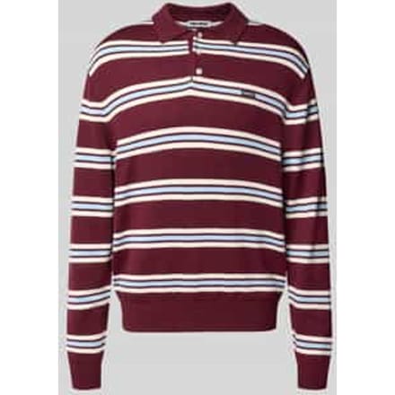 Gebreide pullover met polokraag