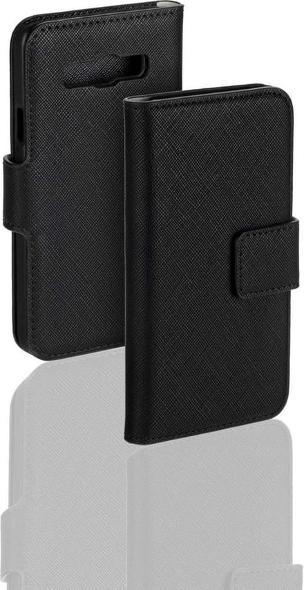 Zwart Samsung Galaxy A3 Bookcase Wallet Cover Hoesje