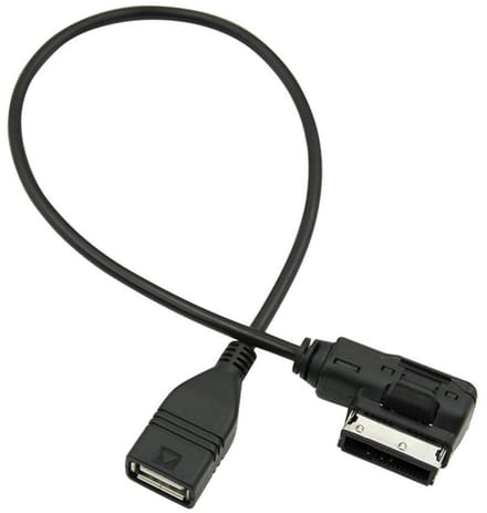 Allecto - USB MP3 Kabel Adapter - Audi Music Interface - Perfecte aansluiting - Zwart - Geschikt voor Audi - 3rd generatie